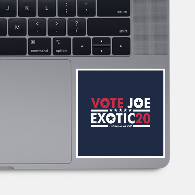 Vote Joe Exotic-none glossy sticker-Retro Review