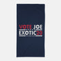 Vote Joe Exotic-none beach towel-Retro Review