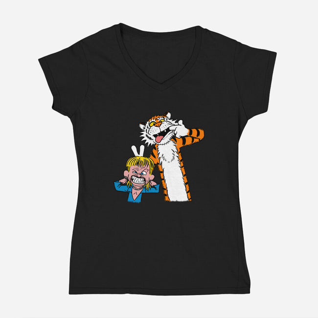 King Joe-womens v-neck tee-albertocubatas