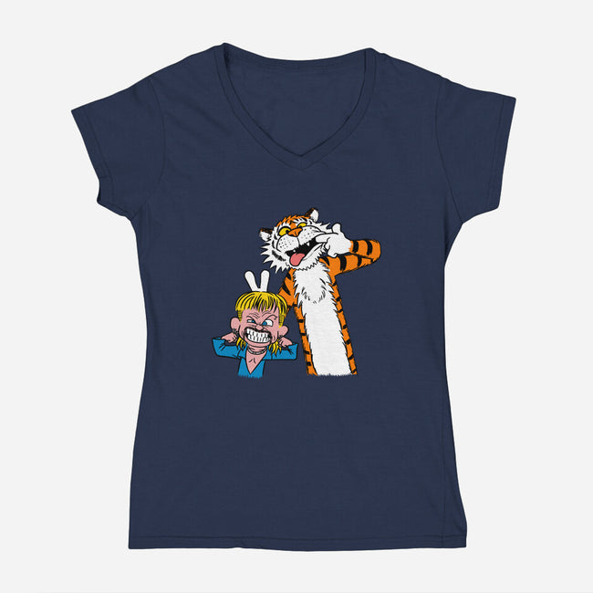 King Joe-womens v-neck tee-albertocubatas