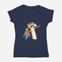 King Joe-womens v-neck tee-albertocubatas
