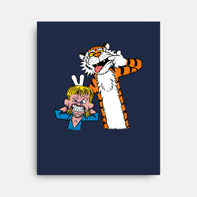 King Joe-none stretched canvas-albertocubatas