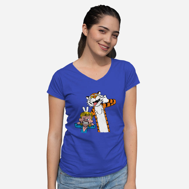 King Joe-womens v-neck tee-albertocubatas