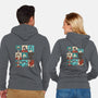 Final Pop-unisex zip-up sweatshirt-Donnie