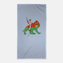 Tiger Master-none beach towel-kentcribbs