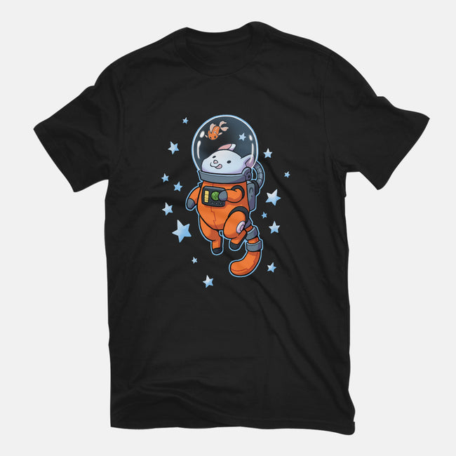 Catstronaut-mens long sleeved tee-DoOomcat