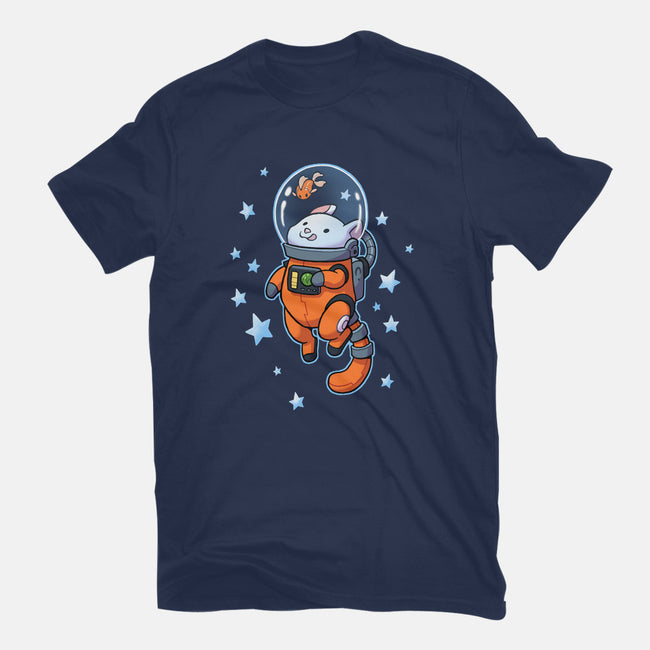 Catstronaut-youth basic tee-DoOomcat