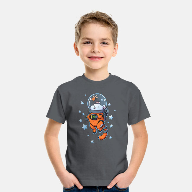 Catstronaut-youth basic tee-DoOomcat