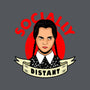 Socially Distant Girl-womens v-neck tee-Boggs Nicolas
