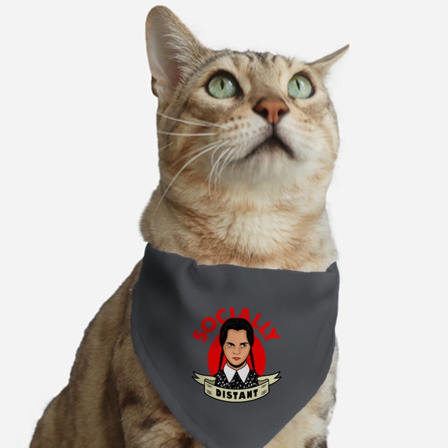 Socially Distant Girl-cat adjustable pet collar-Boggs Nicolas