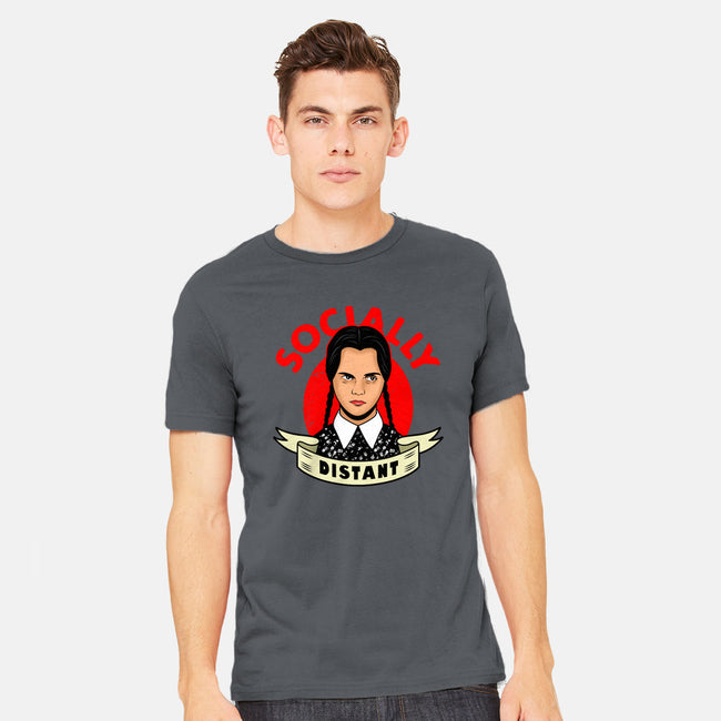 Socially Distant Girl-mens heavyweight tee-Boggs Nicolas