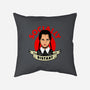 Socially Distant Girl-none removable cover w insert throw pillow-Boggs Nicolas
