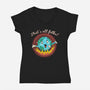 Show's Over-womens v-neck tee-vp021