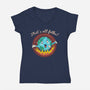 Show's Over-womens v-neck tee-vp021
