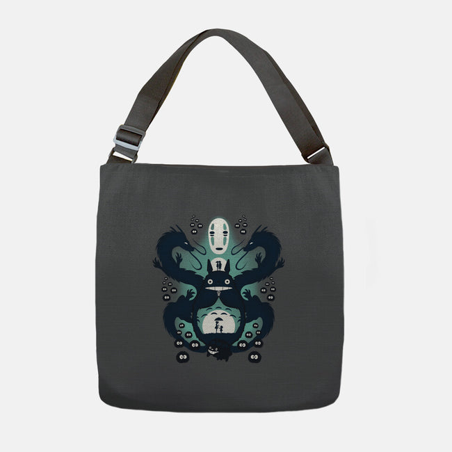 The Neighbor and The Spirit-none adjustable tote-thewizardlouis