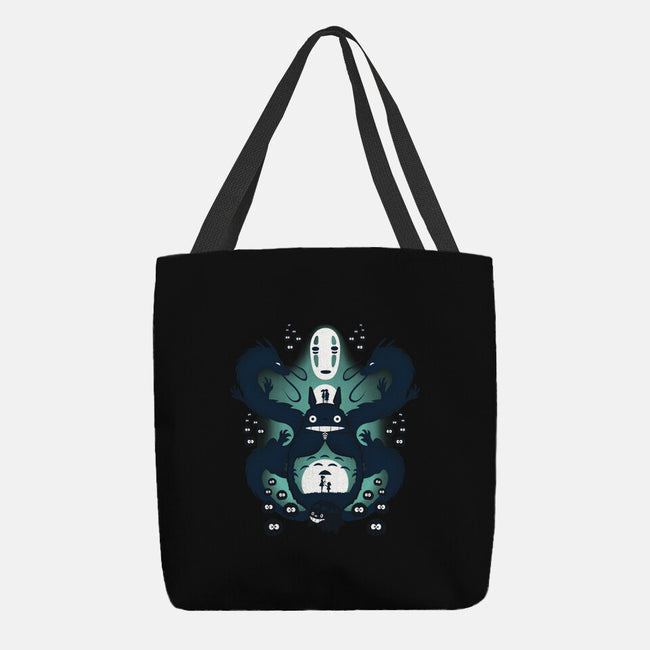 The Neighbor and The Spirit-none basic tote-thewizardlouis