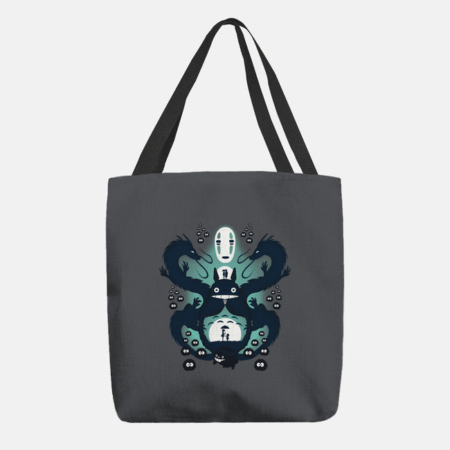 The Neighbor and The Spirit-none basic tote-thewizardlouis