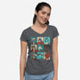 Final Pop-womens v-neck tee-Donnie