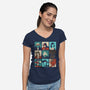 Final Pop-womens v-neck tee-Donnie