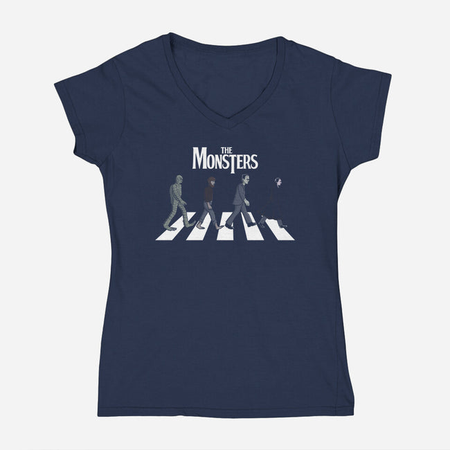 The Monsters-womens v-neck tee-jasesa