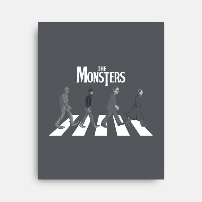 The Monsters-none stretched canvas-jasesa