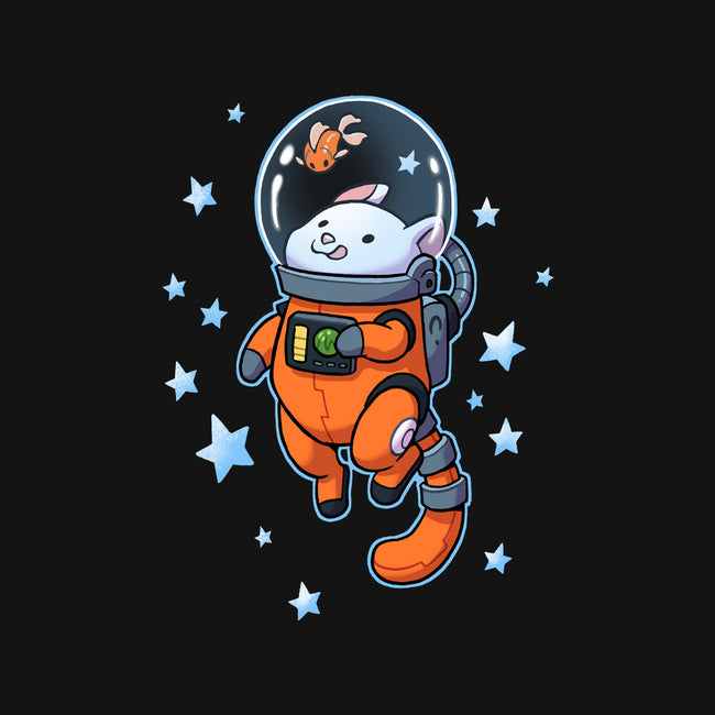 Catstronaut-womens v-neck tee-DoOomcat