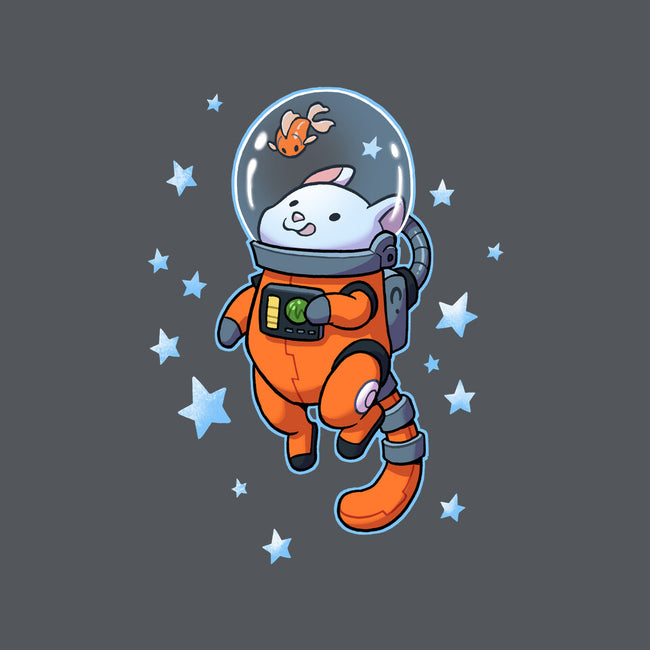 Catstronaut-none drawstring bag-DoOomcat