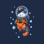 Catstronaut-womens v-neck tee-DoOomcat