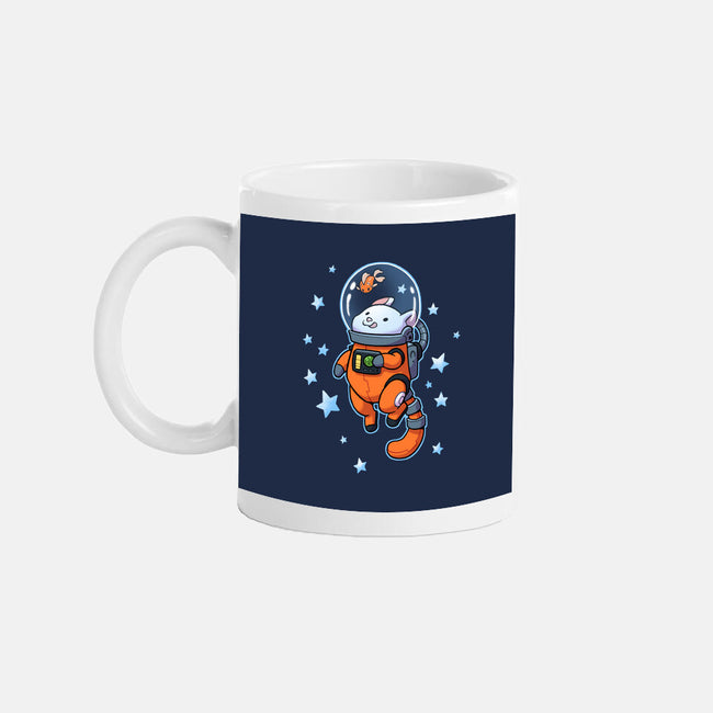 Catstronaut-none glossy mug-DoOomcat