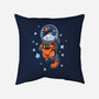 Catstronaut-none removable cover throw pillow-DoOomcat