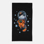 Catstronaut-none beach towel-DoOomcat