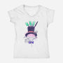 Turnip In Watercolor-womens v-neck tee-Donnie