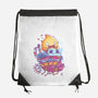 Driver On Fire-none drawstring bag-Donnie