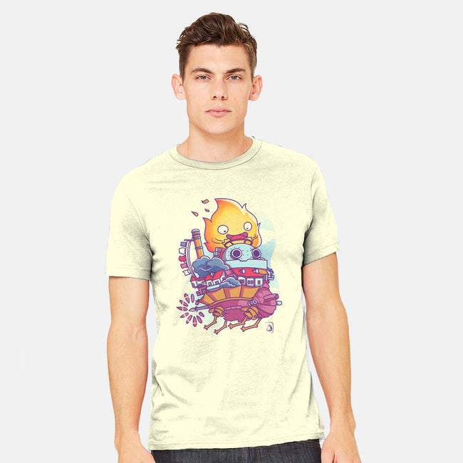 Driver On Fire-mens heavyweight tee-Donnie