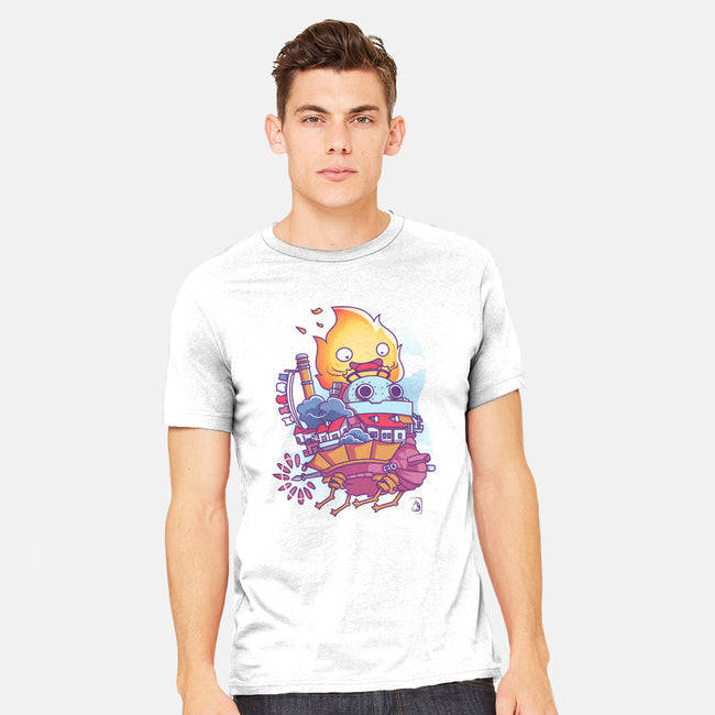 Driver On Fire-mens heavyweight tee-Donnie