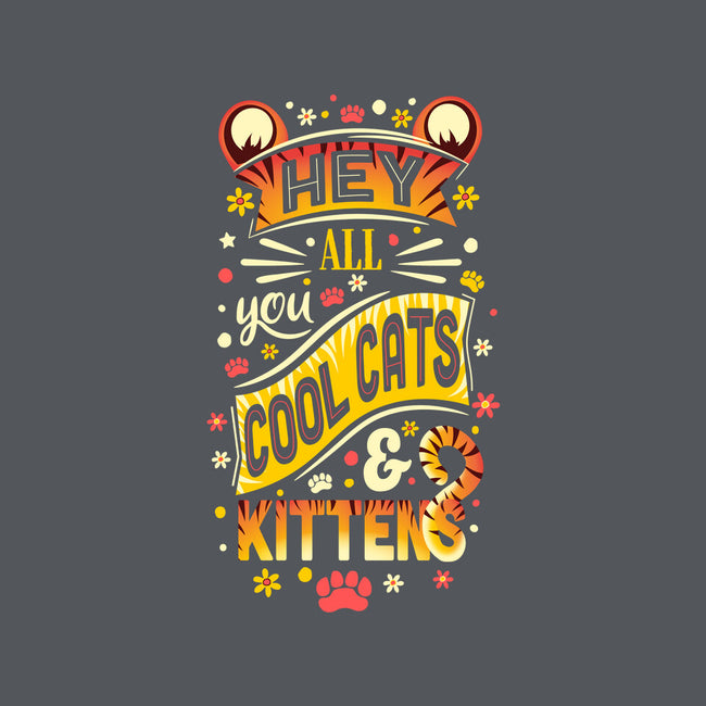 Cool Cats & Kittens-none polyester shower curtain-MoniWolf