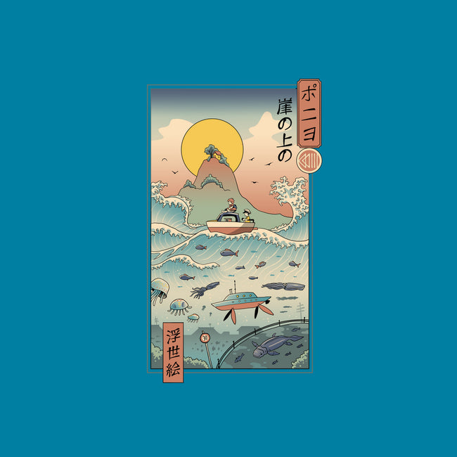 Ukiyo-E By The Sea-mens heavyweight tee-vp021