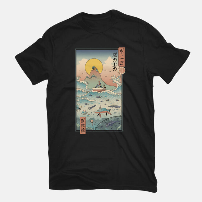 Ukiyo-E By The Sea-unisex basic tee-vp021