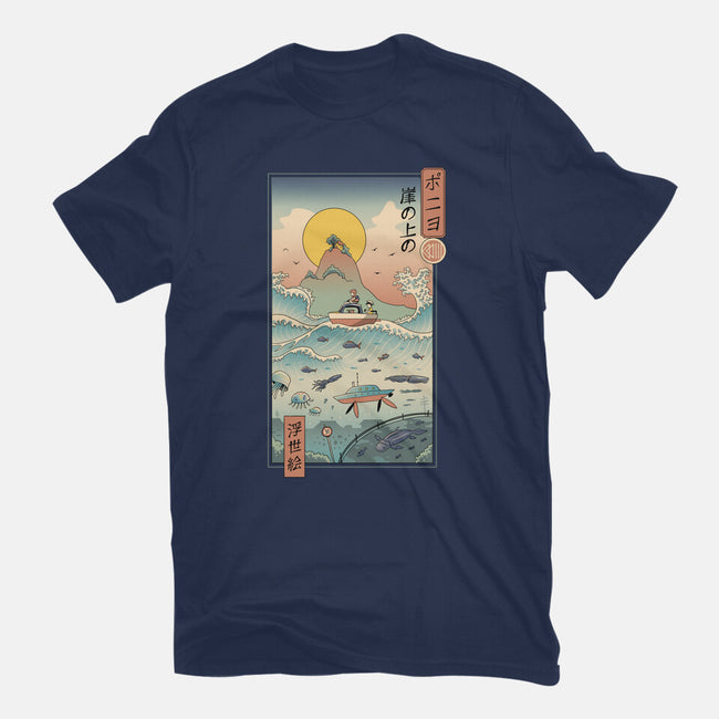 Ukiyo-E By The Sea-unisex basic tee-vp021