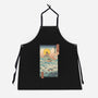 Ukiyo-E By The Sea-unisex kitchen apron-vp021