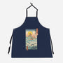 Ukiyo-E By The Sea-unisex kitchen apron-vp021