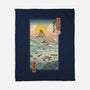 Ukiyo-E By The Sea-none fleece blanket-vp021