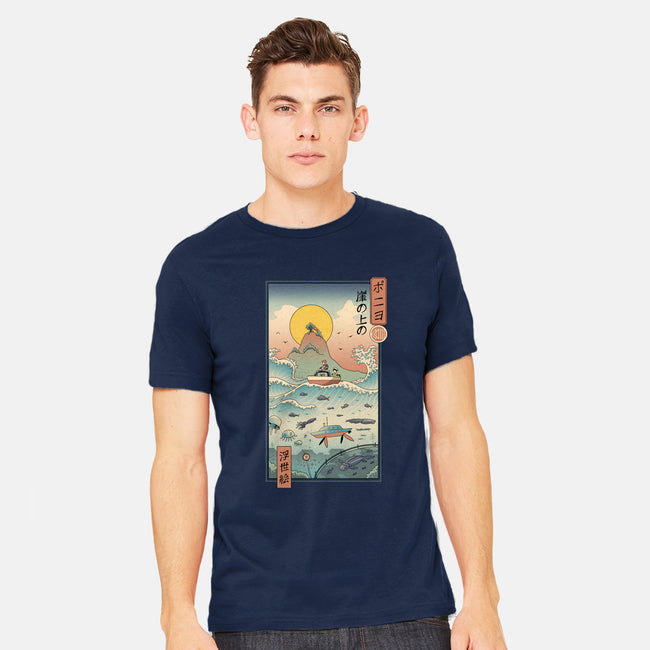 Ukiyo-E By The Sea-mens heavyweight tee-vp021