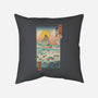 Ukiyo-E By The Sea-none removable cover w insert throw pillow-vp021