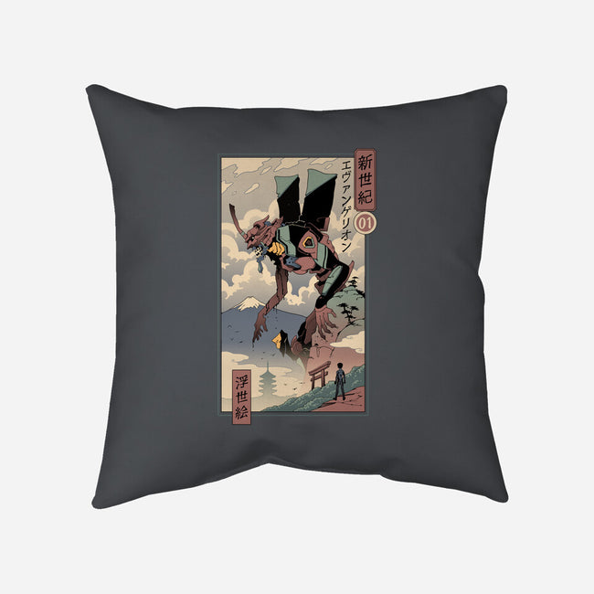 Eva Ukiyo-E-none removable cover w insert throw pillow-vp021