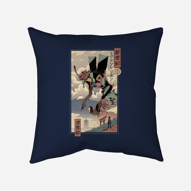 Eva Ukiyo-E-none removable cover w insert throw pillow-vp021