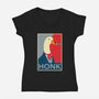 Honk 4 President-womens v-neck tee-zody