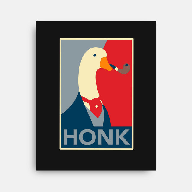 Honk 4 President-none stretched canvas-zody
