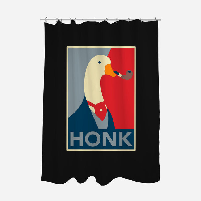 Honk 4 President-none polyester shower curtain-zody