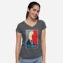 Honk 4 President-womens v-neck tee-zody